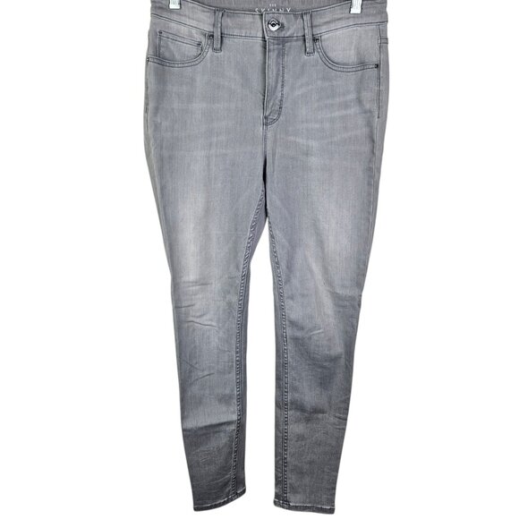 White House Black Market Denim - White House Black Market‎ Jeans The Skinny Ankle Stretch High Rise Gray Size 6